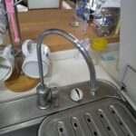 施工前：台所浄水器専用水栓交換