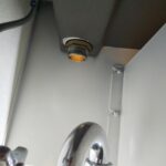 既存の排水金具取り外し