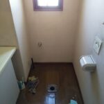 既存のトイレ取り外し