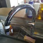 新しいキッチン水栓取付