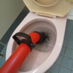 トイレつまり除去の様子