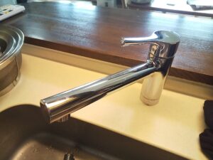 さいたま市見沼区でTOTO TKS05301Jへ交換した台所水栓