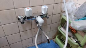 さいたま市見沼区の浴室水栓交換工事で設置したTOTO TMS20C
