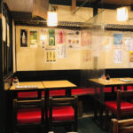 渋谷区道玄坂の飲食店改装前の客席内装