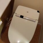 中央区日本橋小舟町のTOTO一体形トイレ機能部部品交換前