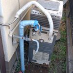 さいたま市西区の給湯器撤去前の屋外設置状況