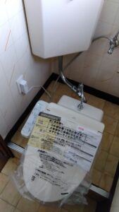さいたま市見沼区でTOTOスワレットとウォシュレットTCF2223Eを設置後