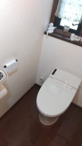 LIXIL DWV-SA23G（BN8）への機能部交換と壁リモコン交換後