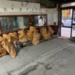 飲食店改装工事の解体後