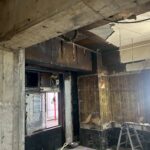 店舗改装中の解体・下地確認
